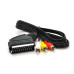 Кабель MerlionSCART (тато) -3RCA (тато), 1,2m, Q200