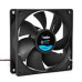 Кулер корпусний Merlion 9025, 92x92x25mm, RPM 1300±10%, 12V/0.3A, 3-pin, Black, OEM