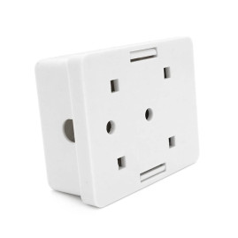 Розетка RITAR UTP 8P8C RJ45 1 порт Cat-5, накладна біла Q500