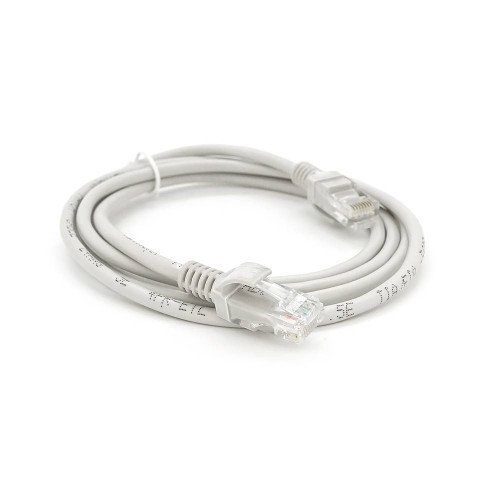 Патч-корд литий RITAR, CCA, UTP, RJ45, Cat.5e, 1m, сірий Q1000