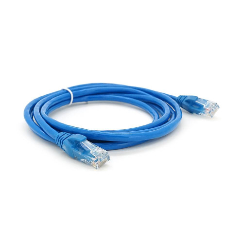 Патч-корд литий RITAR, CCA, UTP, RJ45, Cat.5e, 5m, синій Q250