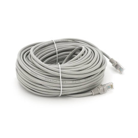 Патч-корд литий RITAR, CCA, UTP, RJ45, Cat.5e, 30m, сірий Q50