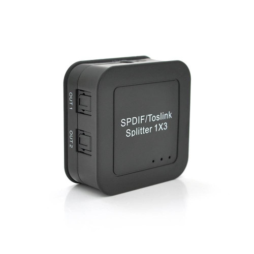 Цифровий оптичний роздільник звуку SPDIF / Toslink 1x3
