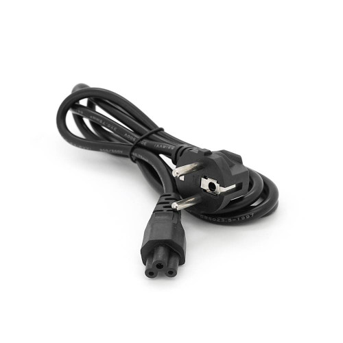Кабель живлення Schuko PC-186 CEE7 / 17-IEC C5, 1.5M, 0.75mm, для ноутбука, OEM Q250