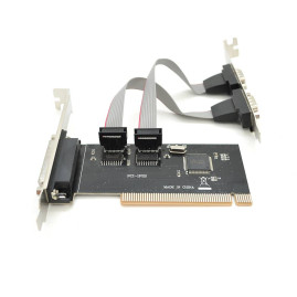 Контролер PCI-E=>2xRS232(9Pin)+LPT(25Pin), TX382A, BOX