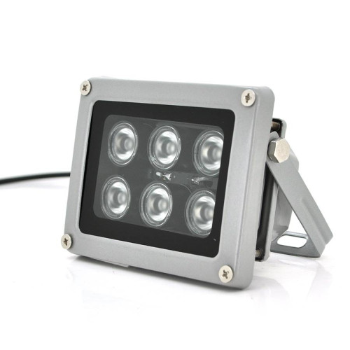 Прожектор спрямований з сутінковим датчиком YOSO 12V 12W, 6LED, IP66, кут огляду 60 °,робоча відстань до 30м, 113*84*86мм, BOX