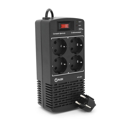 Стабілізатор напруги релейний Europower EPX-604 600VA 300W, input:184~276V, output:220V±10%, 4 SHUKO, Q
