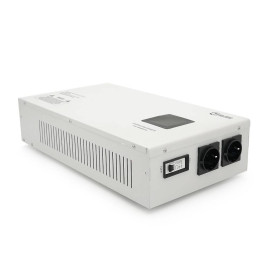 Стабілізатор напруги релейний настінного монтажу Europower SLIM-10000SBR LED, 10KVA 9000W, 140-270Vac, 2SHUKO, Q1 (515*270*205) 13.5 кг