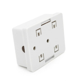Розетка RITAR FTP 8P8C RJ45 1 порт Cat-5, накладна біла Q500