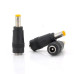 Перехідник DC 5.5x2.1mm (мама) - 5,5х2,5mm (тато) Black