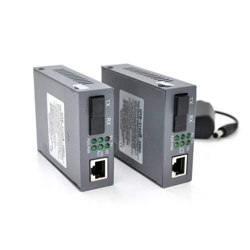 Медіаконвертер пари NetLink A+B (IC+113), 1310+1550 WDM одноволоконний Full/Half duplex , SC 25km (0 +70°C), +блок живлення 5V 1A, !!ПАРА в КОРОБКУ, відвантажуємо парою+перехiдник
