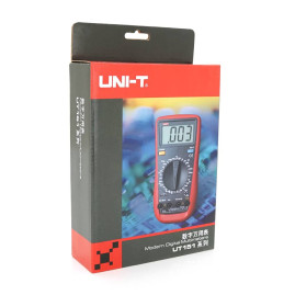 Мультиметр UNI-T UT151A Вимірювання: V (AC/DC), A (AC/DC), Ω, C. Функції: продзвонювання, тест діодів, перевірка батарей