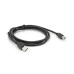 Кабель USB 2.0 AM/BM, 1.5m, 1 ферит, чорний, Пакет Q500