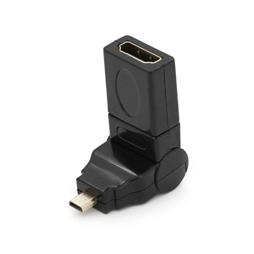 Перехідник microHDMI (тато) -HDMI (мама) 360 °