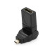 Перехідник microHDMI (тато) -HDMI (мама) 360 °