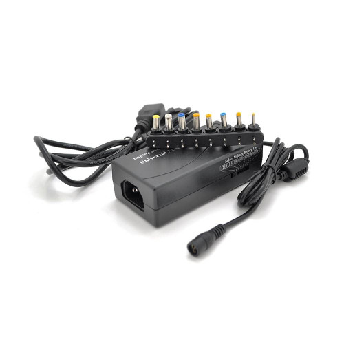 Універсальний БП HQ-Tech LDAC-70W, 70W, корпус - пластмаса, ручне регулювання, 8 Г-подібних роз'ємів, BOX