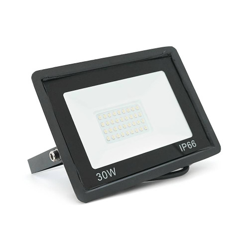Прожектор SLIM LED RITAR RT-FLOOD30A, 30W, SMD2835, IP65, 2400Lm, 6500K (100%), Ra>70, 141*106*28mm, Black