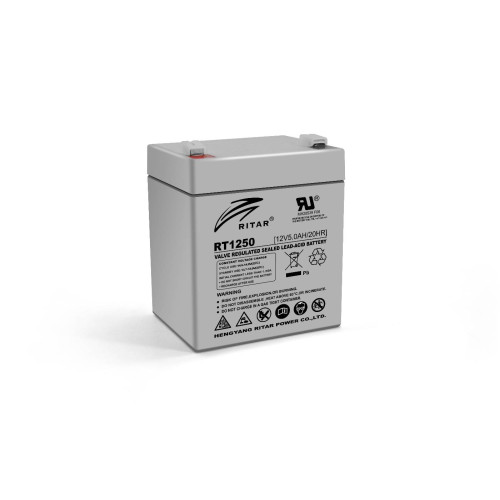 Акумуляторна батарея AGM RITAR RT1250, Gray Case, 12V 5.0Ah( 90 х70 х 101 (107) ) Q10