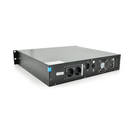 ДБЖ з правильною синусоїдою ONLINE Ritar RT-1KS-LCD, RACK 1000VA (900Вт), 24В, Вбудована батарея 12V 7,5Ah х 2шт(482*440*87)