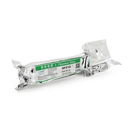 Теплопровідний клей HY910 80gr 50ml, туба, White,> 0,975W / m-K, <0.246 ° C-in² / W, -30 ° ≈300 °, зусилля на розрив 2Мра, час на висихання - 3 хвилини, Туба Q50