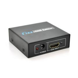 Активний HDMI сплитер 1 => 2 порту, 1080р, DC5V / 2A Q50