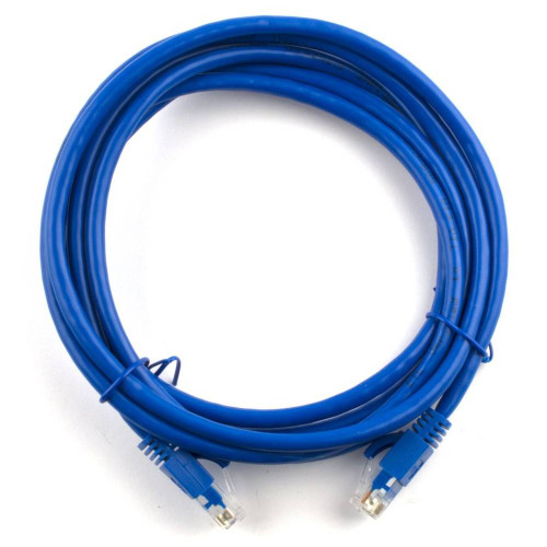 Патч-корд литий RITAR, UTP, RJ45, Cat.5e, 1m, синій, Cu (мідь)