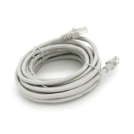 Патч-корд литий RITAR, UTP, RJ45, Cat.5e, 5m, сірий, Cu (мідь) Q200
