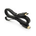 Кабель Merlion HDMI-HDMI 1.5m, v1.4, плоский Black, (Пакет), Q150