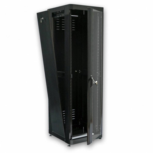 Шафа 19" 42U, 610х675 мм (Ш * Г), посилена, чорна