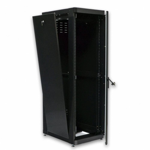 Шафа 19" 42U, 610х1055 мм (Ш * Г), посилена, чорна