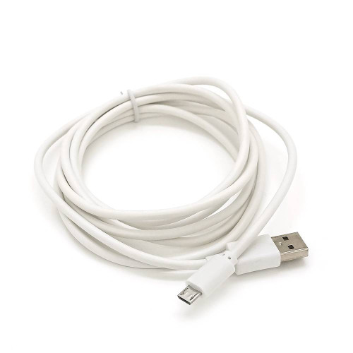 Кабель USB 2.0 (AM/Miсro 5 pin) 2,0м, білий, Пакет