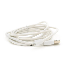Кабель USB 2.0 (AM/Miсro 5 pin) 2,0м, білий, Пакет