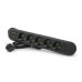 Мережевий фільтр F05U, 5 розеток EU + 3 USB, 1.5 м, перетин 3х0, 75мм, 2500W, Black, Box