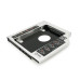 Адаптер підключення HDD 2.5 '' 12.7 mm в відсік приводу ноутбука SATA / mSATA (HDC-25), корпус aluminum+plastic, Blister, Q100
