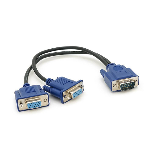 Розгалужувач VGA 0,2m, male to 2 * female (тато-2 * мама), кульок Q100