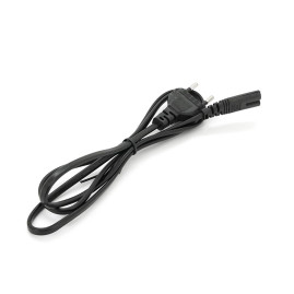 Кабель живлення 1.2m, 0.5mm, PC-184/2 CEE7 / 16-C7 2 pin (для побутової техніки), Black, OEM Q500