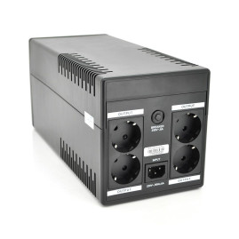 ДБЖ Ritar RTP1000 (600W) Proxima-L, LED, AVR, 3st, 4xSCHUKO socket, 2x12V7Ah, plastik Case( 460 x 225 x 245 ) Q2