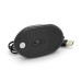 Миша USB Merlion MS-Zero, довжина кабелю 115см, 2 кнопки + scroll, (98х60х36 мм), Black, Q200