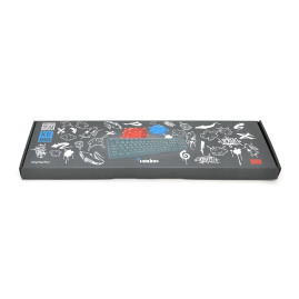 Клавиатура USB Merlion KB-ALFA, длина кабеля 135см, (Eng/Укр/Рус), (460х158х33 мм) Black, 104к, Q20