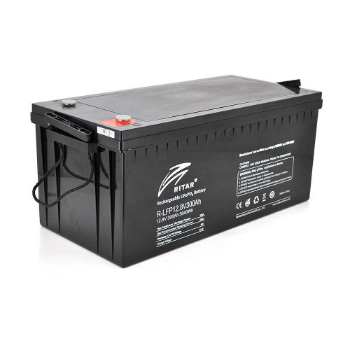 Акумуляторна батарея з bluetooth Ritar LiFePO4 12,8V 300Ah3840Wh BMS100@4S( 522 х 240 х 219 (224) ) Q1