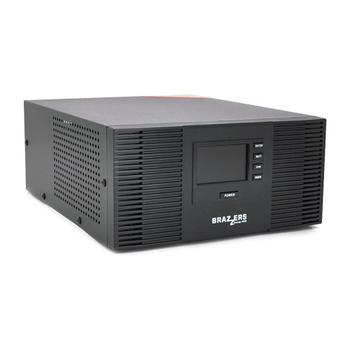 ДБЖ BRAZZERS BRSW-LFP-1000-12 (800Вт), під зовнішній АКБ 12V(LiFePo4/GEL/AGM), струм заряду 10/20A, BOX