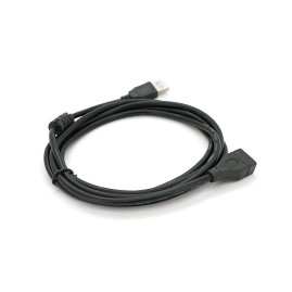 Подовжувач USB 2.0 AM/AF, 2.0m, 1 ферит, чорний Пакет Q250