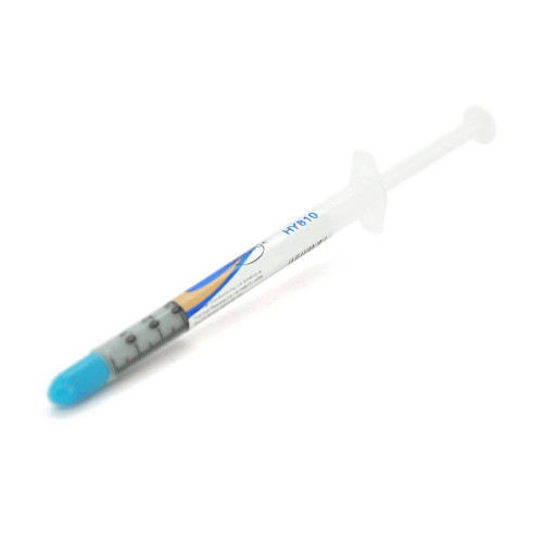 Паста термопровідна HY-810 0,5g, шприц, Grey, >4,63W/m-K, <0.0087°C-in²/W, -30°≈280°, OEM Q50