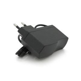Зарядний пристрій Merlion 220V-mini USB, 5V 1A Black, Box
