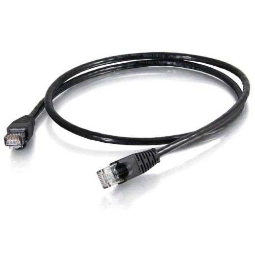 Патч-корд литий RITAR, CCA, UTP, RJ45, Cat.5e, 2m, чорний Q100