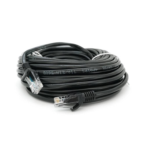 Патч-корд литий RITAR, CCA, UTP, RJ45, Cat.5e, 15m, чорний Q100