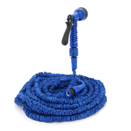 Шланг Садовий 10-30м/100ft + розпилювач, насадка на кран, Blue/Green, Box