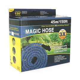 Шланг Садовий 15-45м/150ft + розпилювач, насадка на кран, Blue/Green, Box