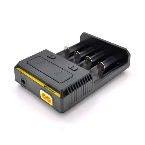 Зарядний пристрій універсальний Nitecore Intellicharger i4, 4 канали, LED інд., підтримує Li-ion, Ni-MH та Ni-Cd AA (R6), ААA (R03), AAAA, С (R14)