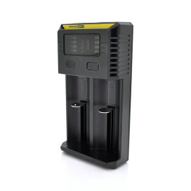 Зарядний пристрій універсальний Nitecore Intellicharger i2, 2 канали, LED інд., підтримує Li-ion, Ni-MH та Ni-Cd AA (R6), ААA (R03), AAAA, С (R14)